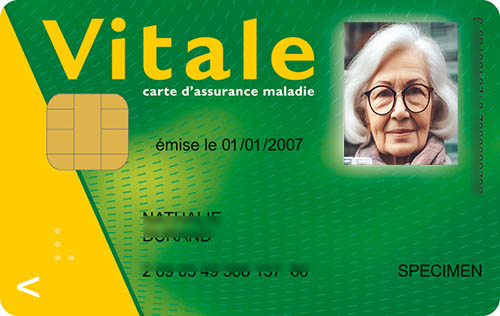 carte vitale mise à jour par la pharmacie de Balizy